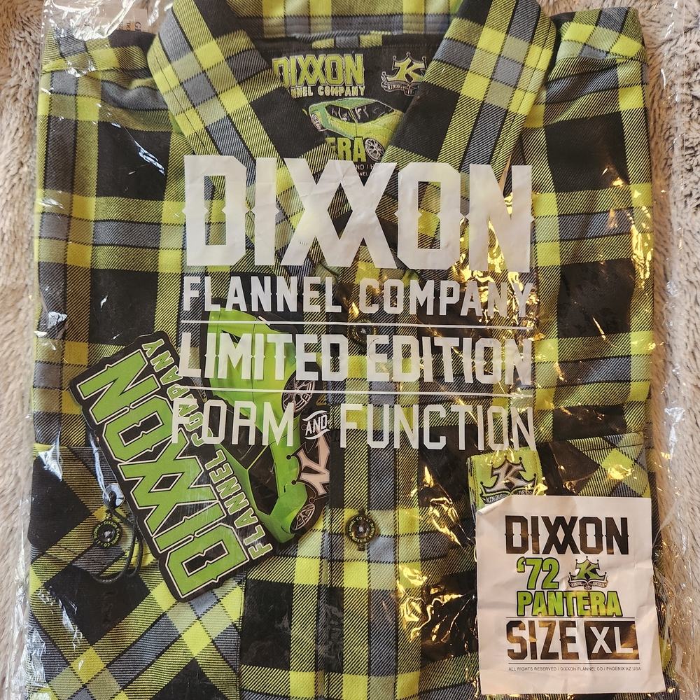 Dixxon Green and Black Flannel Shirt - Limited Edition